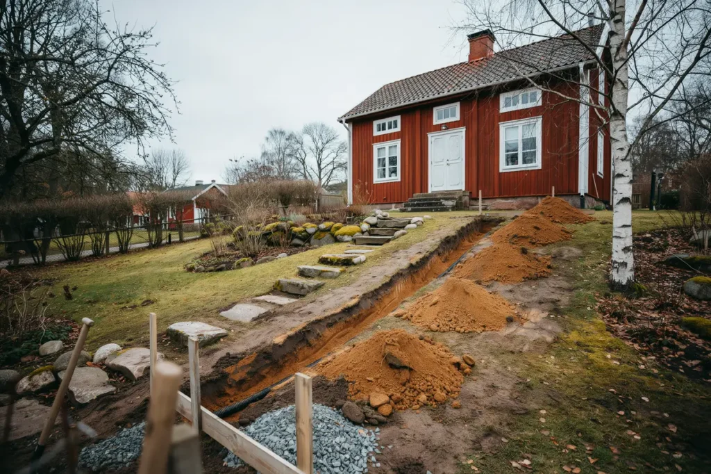 gr vning schaktning p villatomten smart planering som sparar tid pengar och framtida problem