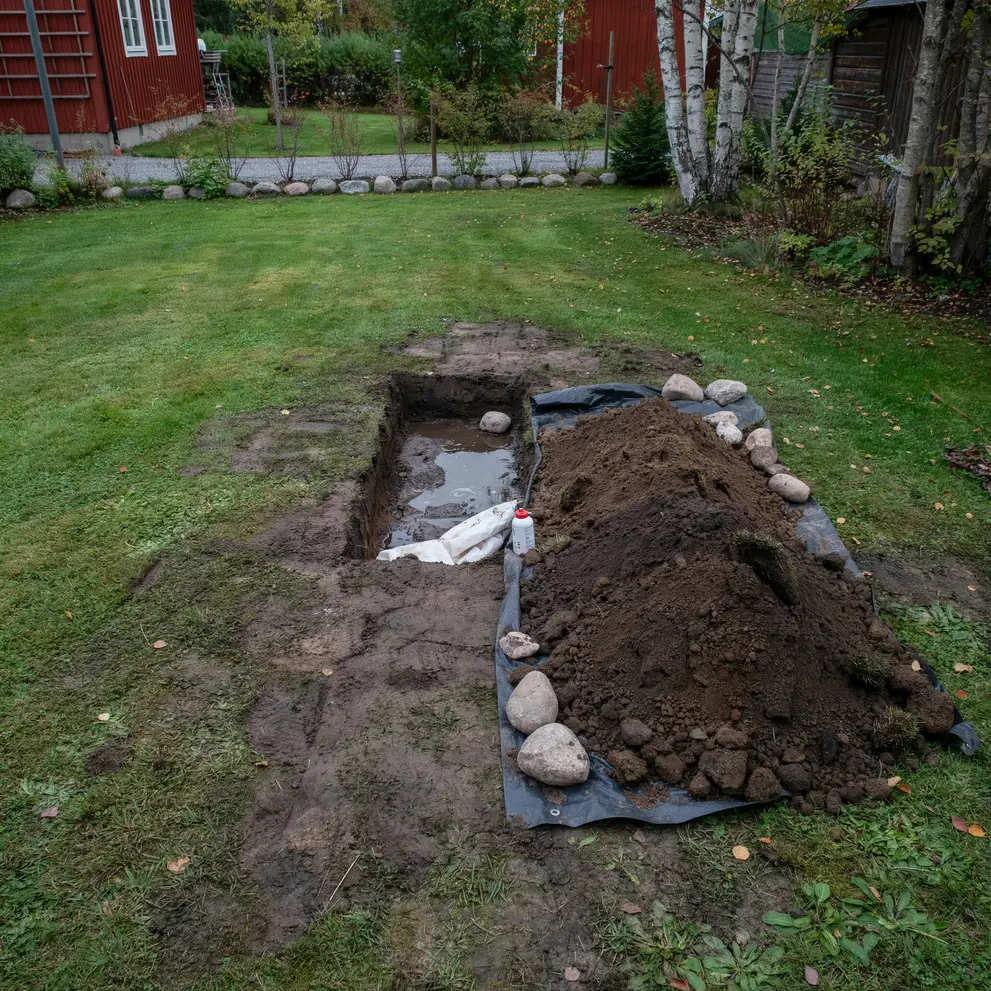 sanering farliga amnen olja sot kemikalier i mark vatten osteraker akersberga stockholm